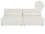 Dvivietė modulinė sofa HELLNAR, buklė, lūžusi balta