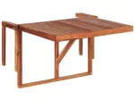Sulankstomas balkono staliukas UDINE, 70 &times; 69 cm, akacijos mediena, rudas