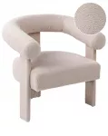 Fotel ILBRO Boucle &scaron;viesiai smėlio spalvos