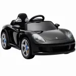 &bdquo;Porsche&ldquo; 12 V vaiki&scaron;kas elektromobilis su ličio akumuliatoriumi, nuotolinio valdymo pulteliu, 2 varikliais, &scaron;velnaus pajudėjimo funkcija ir galine pakaba