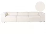 3 vietų modulinė sofa ARDAL Boucle, balk&scaron;va