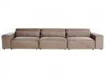 Trijų vietų modulinė sofa HELLNAR, &scaron;viesiai ruda