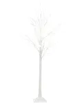 LED sodo dekoracija LAPPI, 190 cm, eglutė, balta