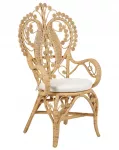 KRĖSLAS POVS CARRARA Rattan Natūralus