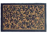 Durų kilimėlis NUNIVAK natūralios spalvos 50 x 80 cm lapų ra&scaron;to kokoso pluo&scaron;to