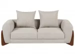2 vietų sofa VINLIDEN, smėlio ir pilkos spalvos