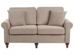 2 vietų sofa GINNERUP, smėlinės ir pilkos spalvos