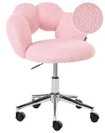 Sukamoji kėdė WHIZZY, boucl&eacute;, rožinė