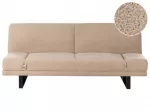 I&scaron;skleidžiama dvivietė sofa &bdquo;YORK Boucle&ldquo; smėlio spalvos