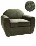 Fotelė ELLEDE boucle tamsiai žalia