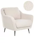 Fotel EIBY Boucle smėlio spalvos