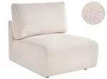 1 vietos modulis MESNALI Boucle, balk&scaron;vas