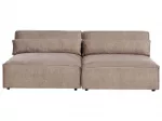 Dvivietė modulinė sofa HELLNAR, &scaron;viesiai ruda
