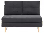 Dvivietė i&scaron;skleidžiama sofa JERSLEV Juoda