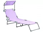 Sodo gultas FOLIGNO atlenkiamas metalinis violetinis