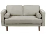 2 vietų sofa NURMO, rudai pilka