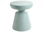&Scaron;oninis staliukas MINCIO 45 cm 45 cm teraco efekto žalias teracas