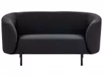 Dviejų vietų sofa LOEN, juoda