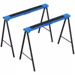 2 darbinių atramų rinkinys, iki 250 kg, metalas, mėlynos
