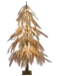 LED sodo dekoracija BIFROST 123 cm eglutė, smėlio spalvos