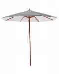 Sodo skėtis 260 cm FERENTILLO juodas/baltas
