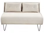 Dvivietė i&scaron;skleidžiama sofa VESTFOLD &scaron;viesiai smėlio spalvos