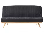 Dvivietė i&scaron;skleidžiama sofa KALFAFEL, juoda