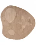 Vaiki&scaron;kas kilimas IRINGAL, smėlio spalvos, 120 cm, medvilninis