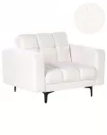 Fotel ALNES Boucle baltas