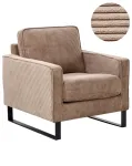 Fotel VIND Velvet Beige