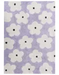 Vaiki&scaron;kas kilimas MOKHVA, &scaron;viesiai violetinis, 140 &times; 200 cm, medvilnė