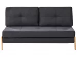 I&scaron;skleidžiama 2 vietų sofa EDLAND, juoda