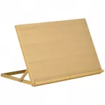 Sulankstomas reguliuojamas stalo dailės stovas 75,8x51cm i&scaron; buko medienos