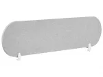 Stalo pertvara SPARKY 160 x 40 cm &scaron;viesiai pilka
