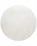 Kilimas HOOD balk&scaron;vas, apvalus, &oslash; 160 cm