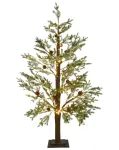 LED sodo dekoracija LAUGARAS, 150 cm, eglutė, žalia