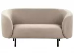 Dvivietė sofa LOEN, smėlio ir pilkos spalvos