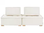 Dvivietė modulinė sofa TIBRO, balk&scaron;va
