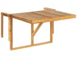 Sulankstomas balkono staliukas UDINE, 70 &times; 69 cm, akacijos mediena, rudas