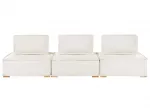 Modulinė sofa 3 asmenims TIBRO, sulaužyta balta
