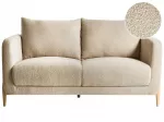 Dvivietė sofa GIMO Boucle smėlio spalvos