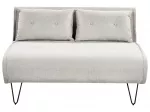 Dvivietė i&scaron;skleidžiama sofa VESTFOLD &scaron;viesiai pilka