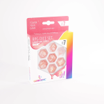 Gamegenic &ndash; Candy-like Series &ndash; Peach &ndash; RPG Dice Set (7pcs) (Kauliukai)