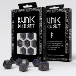 Runic Mixed-blue & gold Dice Set (Kauliukai)
