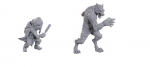 Critical Role Unpainted Miniatures: Chetney Pock O'Pea & Werewolf (Figūrėlės)