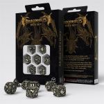 Q Workshop Dracopolis Dice Set - The Scandinavian Blackfang (Kauliukai)