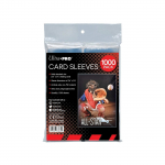Clear Card Sleeves for Standard Size Trading Cards - 2.5" x 3.5" (1000 įmaučių)
