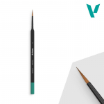 Vallejo - Brush / Precision - Round Synthetic Brush, Triangular Handle No. 2 (Teptukas)