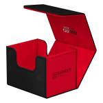 Ultimate Guard Sidewinder 100+ Xenoskin Synergy - Black/Red (Kortų Dėžutė)