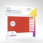 Gamegenic - Matte Prime Sleeves Red (100 Įmaučių)
